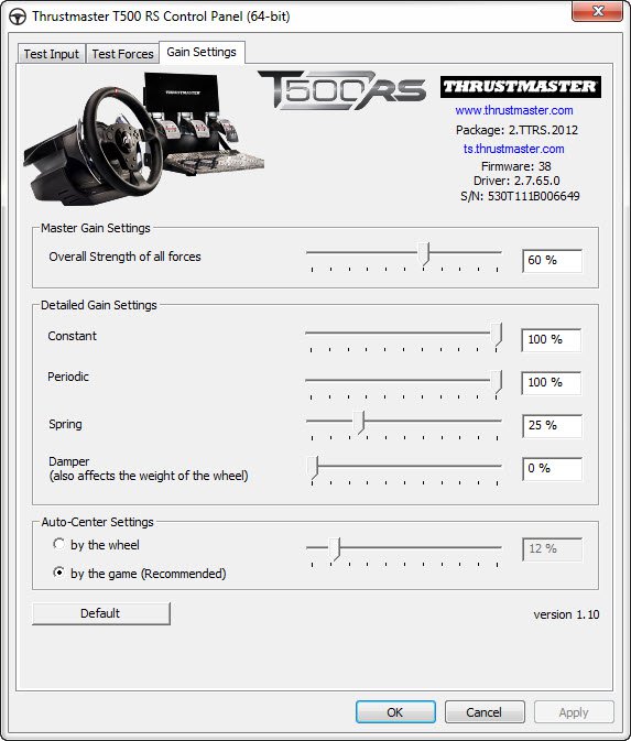 thrustmaster control panel software download