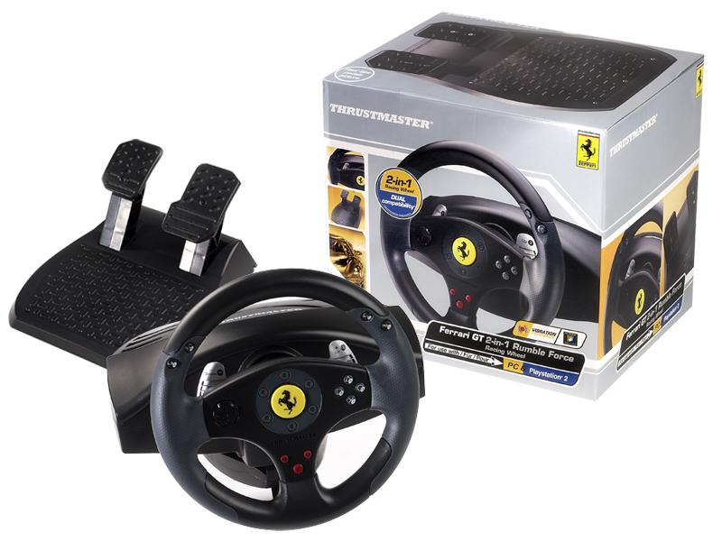 Как подключить руль thrustmaster ferrari к компьютеру