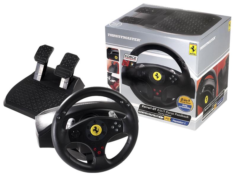 Как подключить руль thrustmaster ferrari к компьютеру