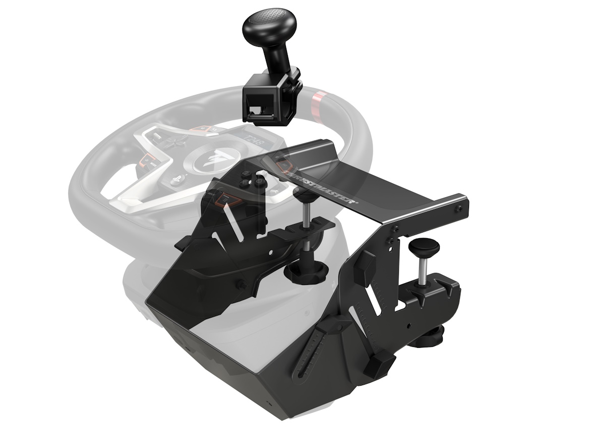  THRUSTMASTER SimTask Steering Kit, Adjustable Clamp and Spinner  Knob, for Truck and Farm Simulation Gaming (Compatible with PS, XBOX, PC) :  Everything Else